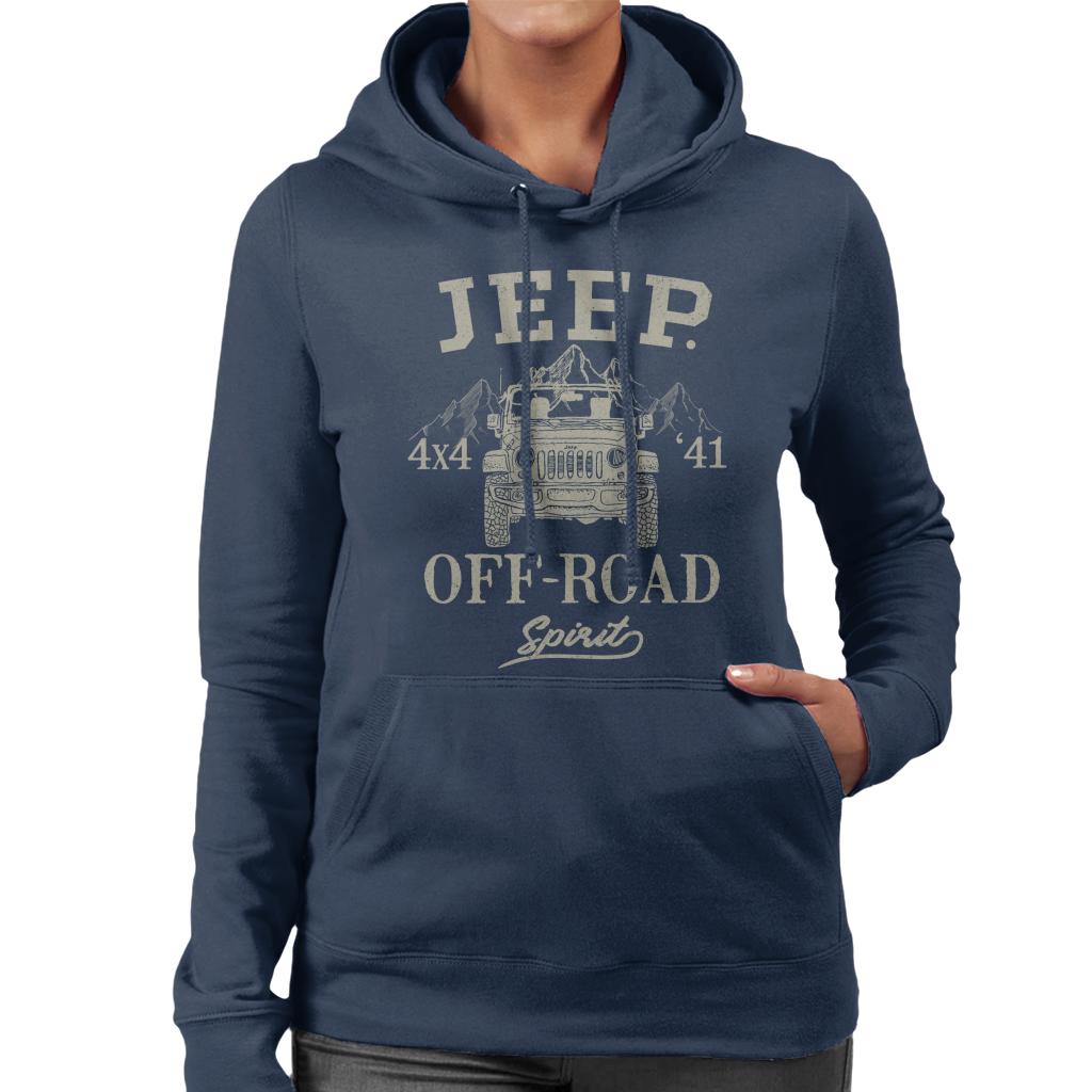 Jeep 4x4 Off Road Spirit Women's Hooded Sweatshirt product image 4