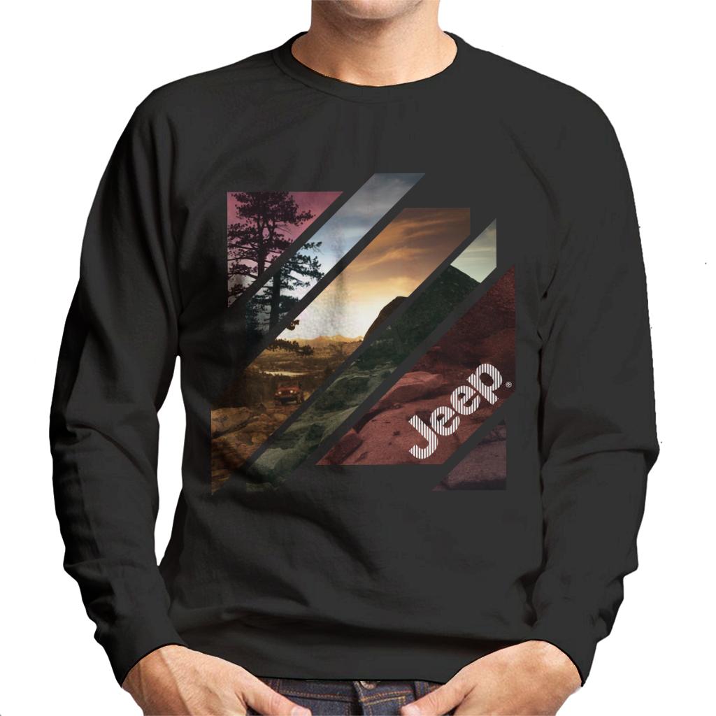 Jeep Off Road Abstract Art Men's Sweatshirt product image 1
