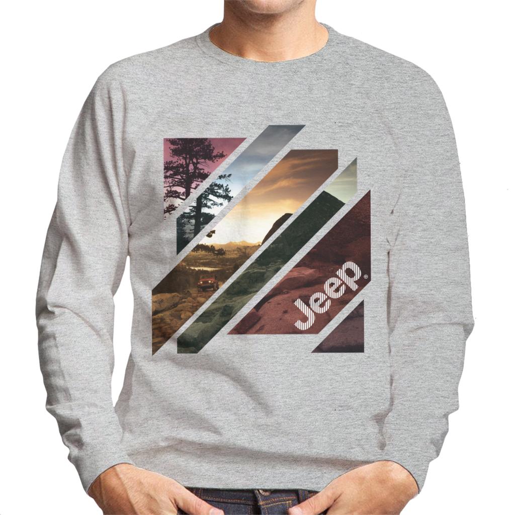 Jeep Off Road Abstract Art Men's Sweatshirt product image 4