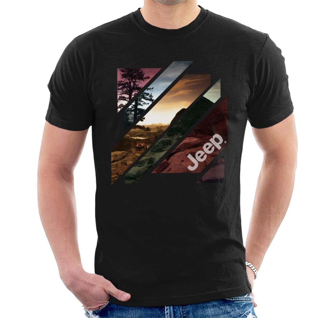 Jeep Off Road Abstract Art Men's T-Shirt product image 1