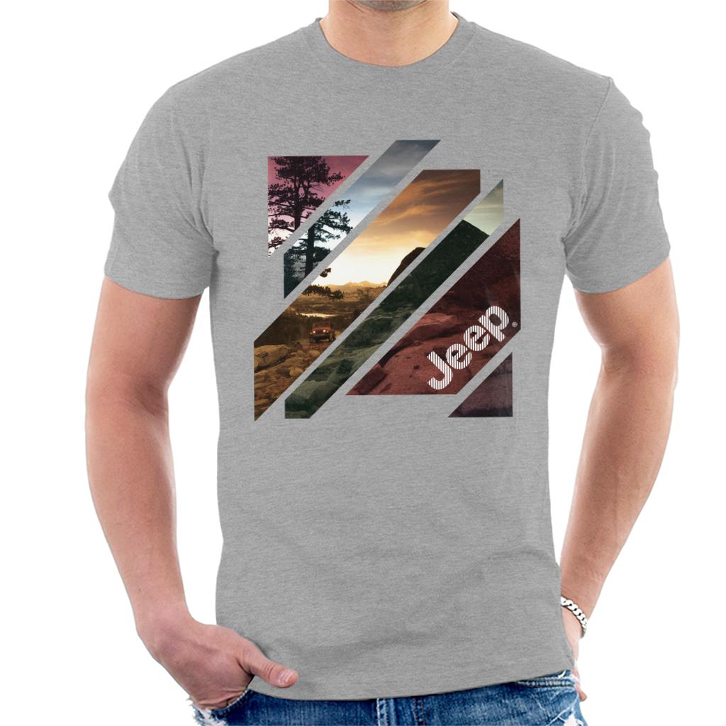 Jeep Off Road Abstract Art Men's T-Shirt product image 4