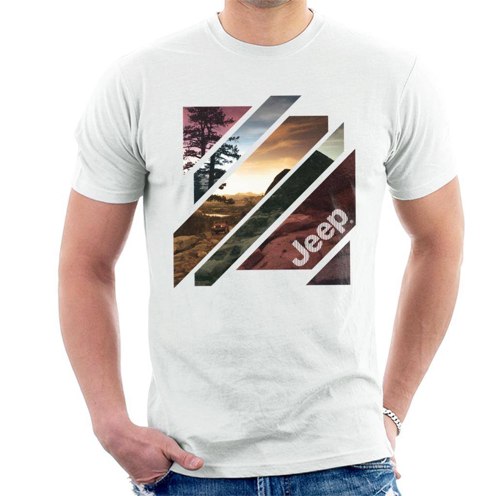 Jeep Off Road Abstract Art Men's T-Shirt product image 6