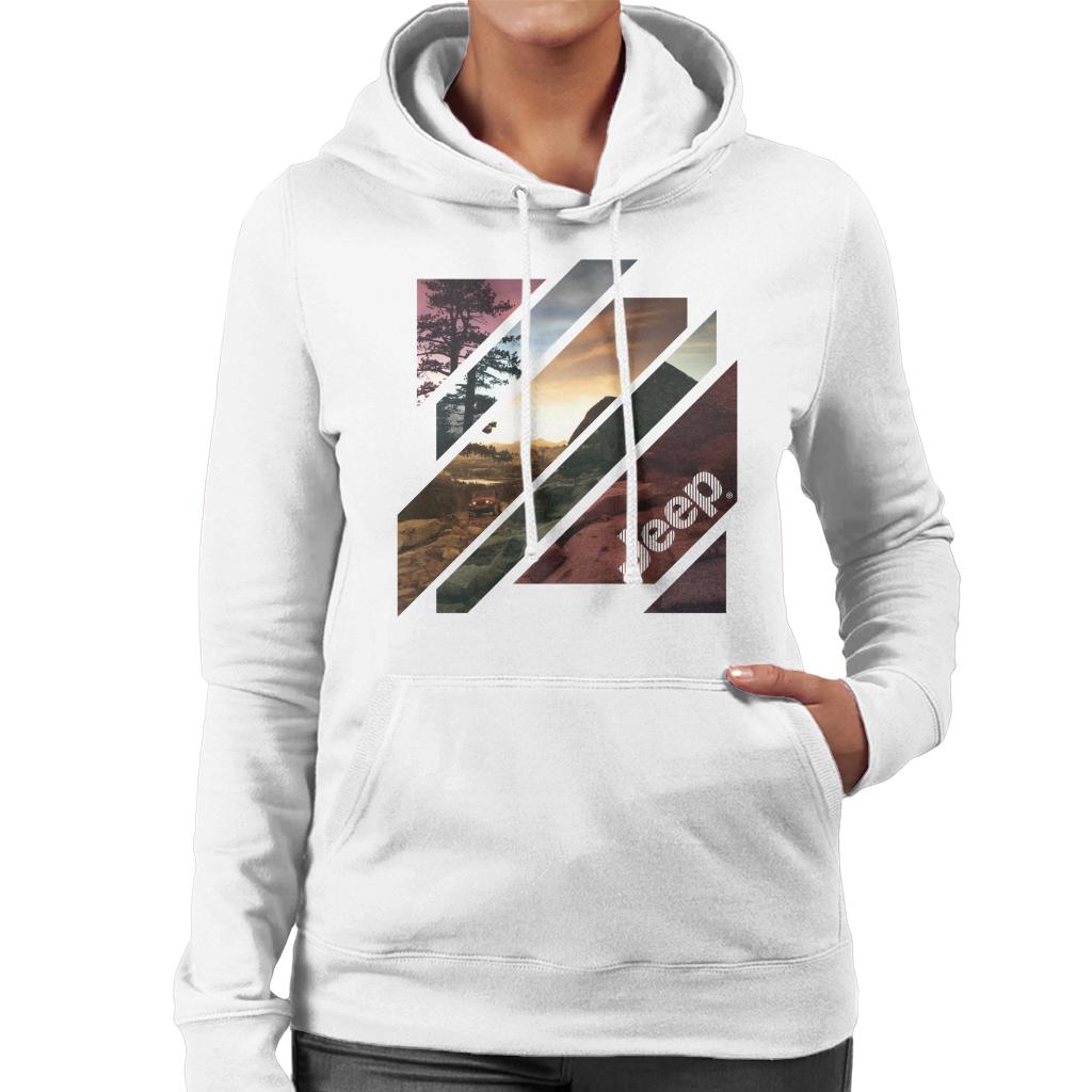 Jeep Off Road Abstract Art Women's Hooded Sweatshirt product image 6