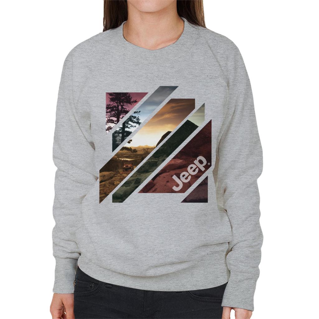 Jeep Off Road Abstract Art Women's Sweatshirt product image 4