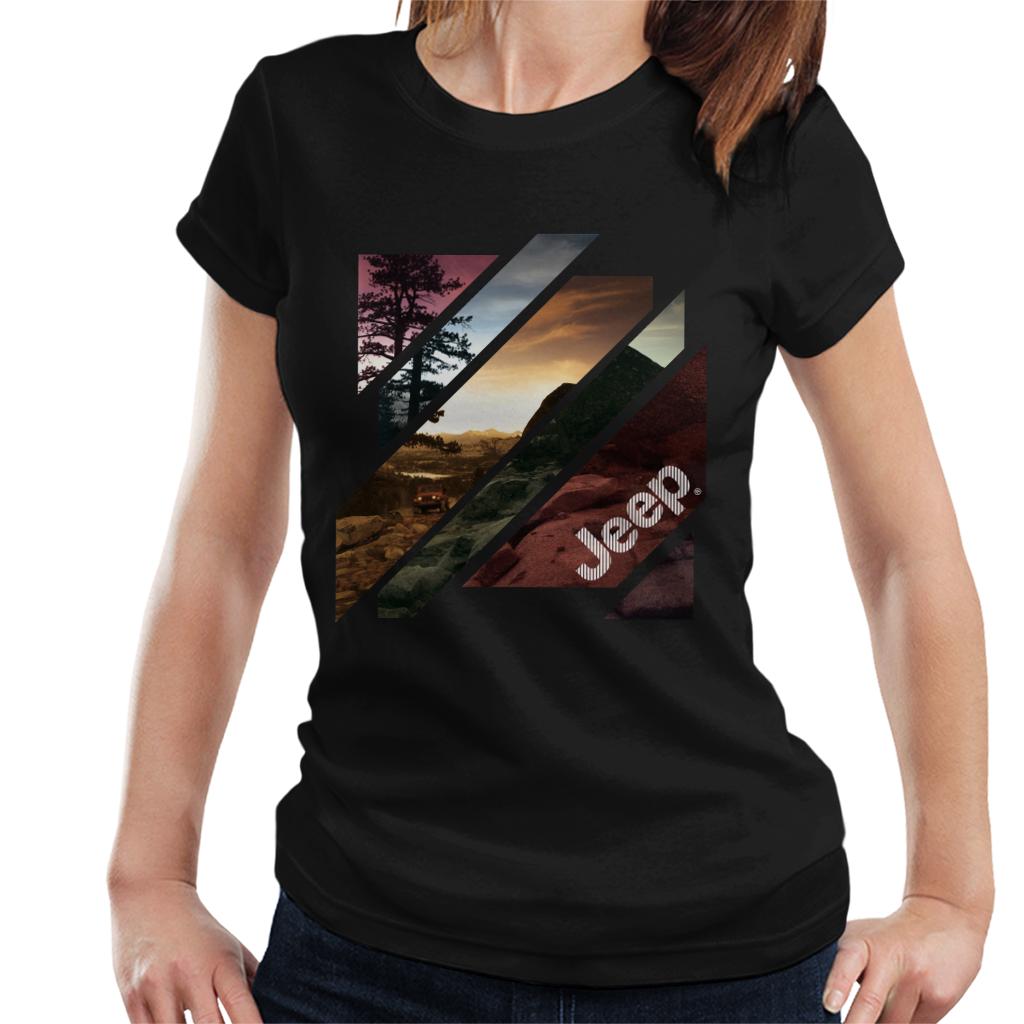 Jeep Off Road Abstract Art Women's T-Shirt product image 1