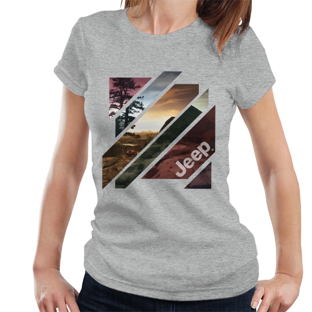 Jeep Off Road Abstract Art Women's T-Shirt product image 4