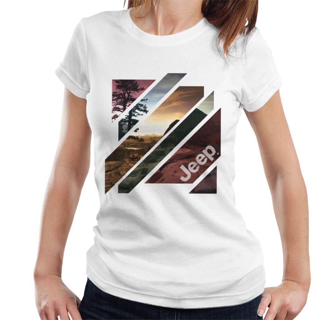 Jeep Off Road Abstract Art Women's T-Shirt product image 6