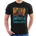 Volkswagen Beach Life Camper Sunset Doodle Men's T-Shirt product image 1