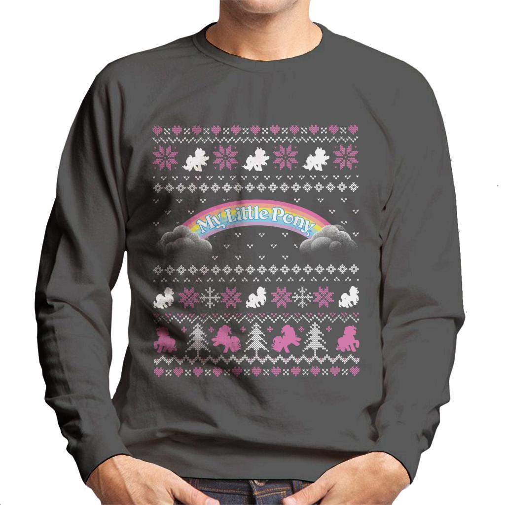 My Little Pony Christmas Festive Silhouette Men's Sweatshirt product image 1