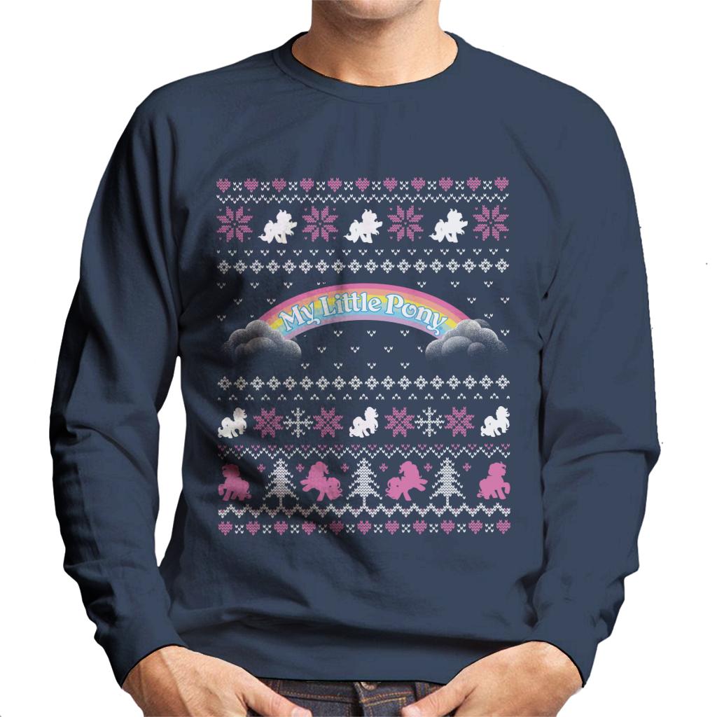 My Little Pony Christmas Festive Silhouette Men's Sweatshirt product image 4