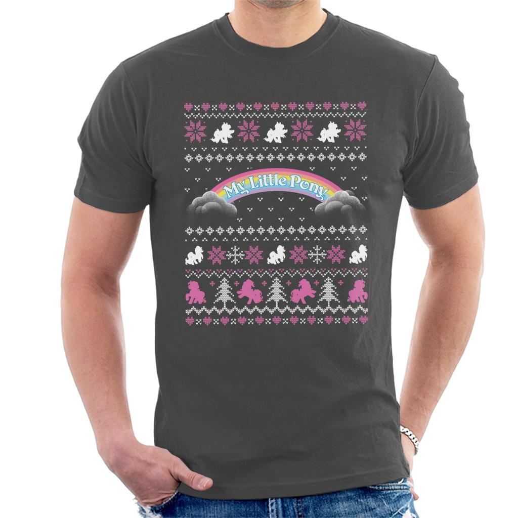 My Little Pony Christmas Festive Silhouette Men's T-Shirt product image 1