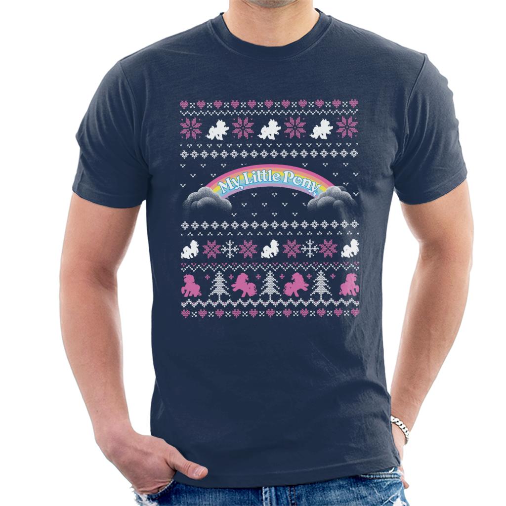 My Little Pony Christmas Festive Silhouette Men's T-Shirt product image 4