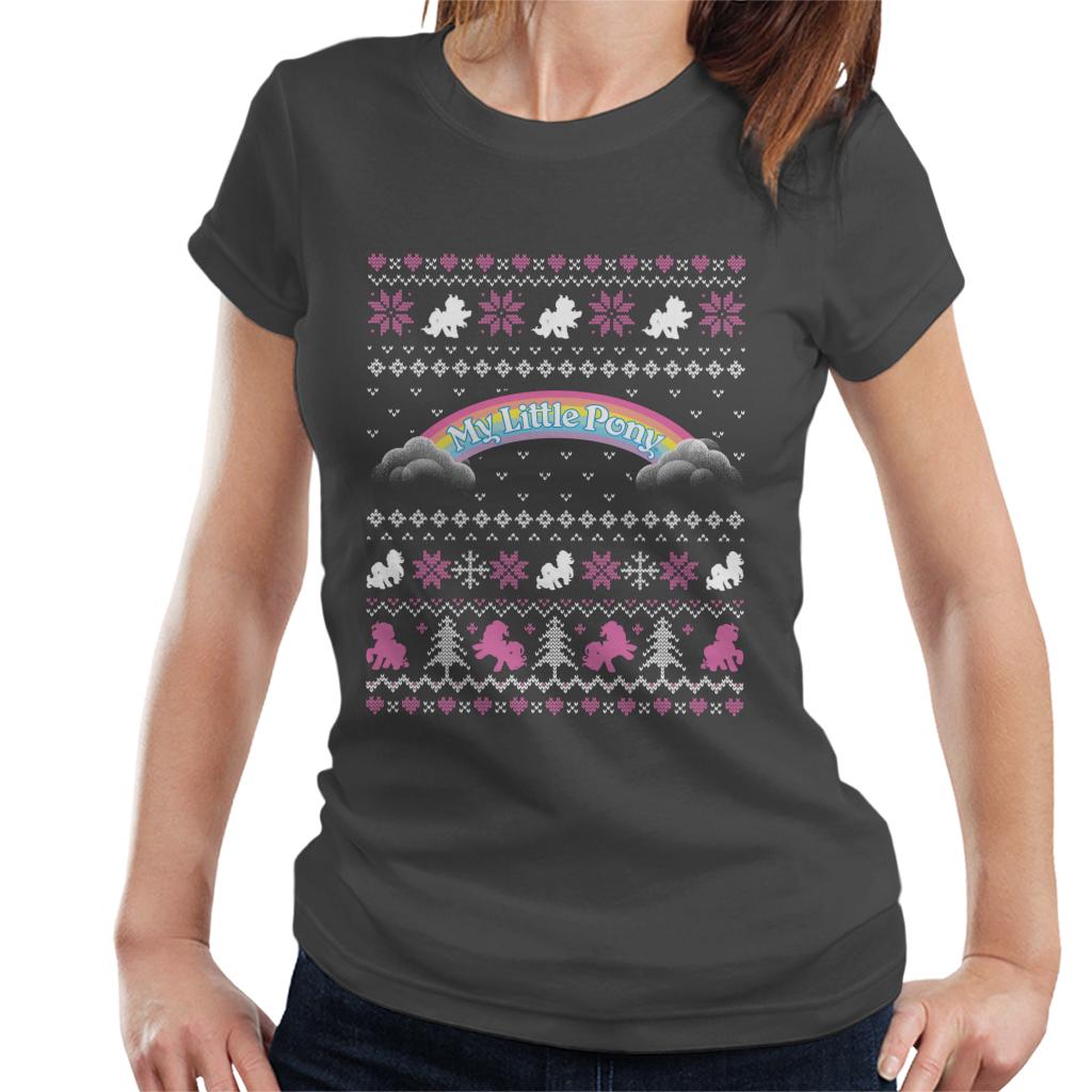 My Little Pony Christmas Festive Silhouette Women's T-Shirt product image 1