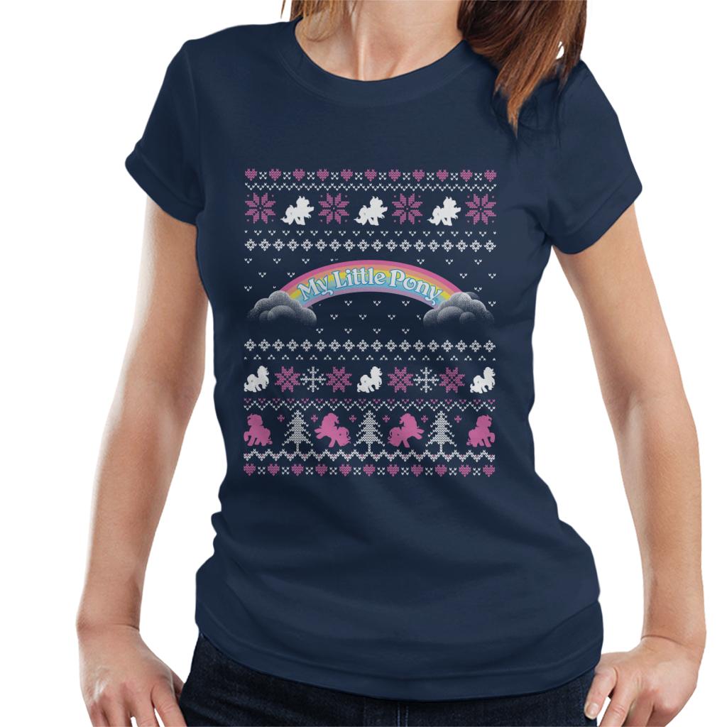 My Little Pony Christmas Festive Silhouette Women's T-Shirt product image 4