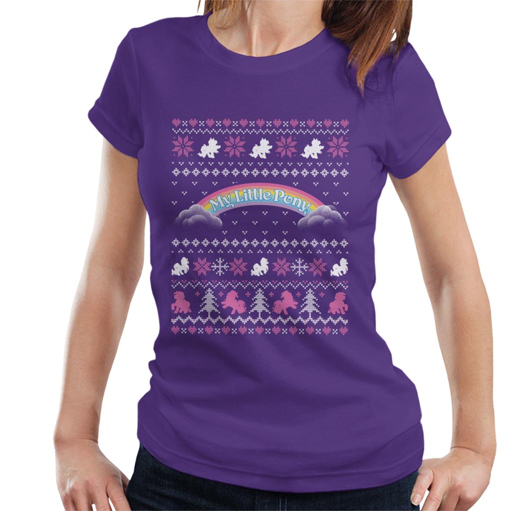 My Little Pony Christmas Festive Silhouette Women's T-Shirt product image 6
