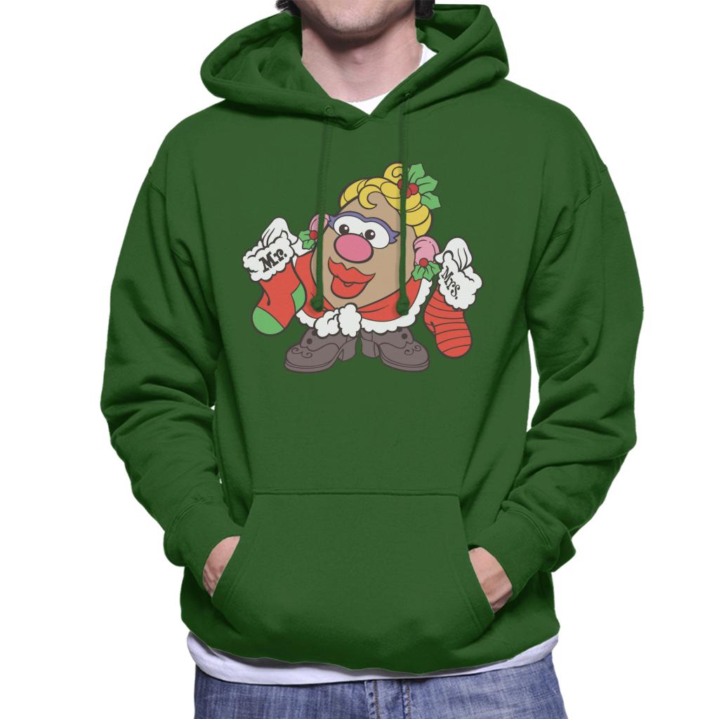 Mr Potato Head Christmas Mrs Festive Stockings Men's Hooded product image 4