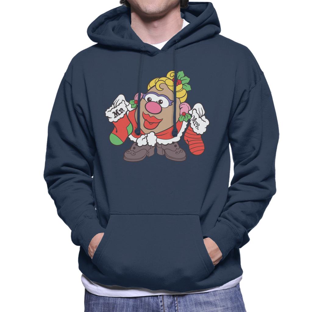 Mr Potato Head Christmas Mrs Festive Stockings Men's Hooded product image 1
