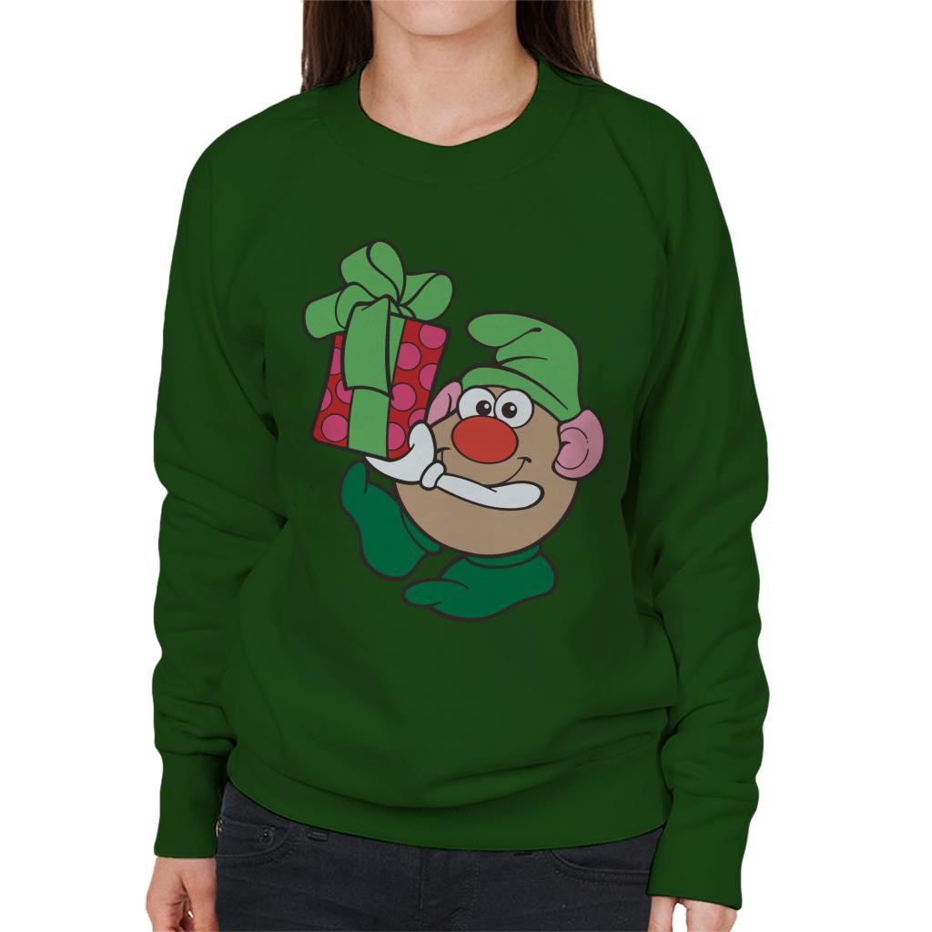 Mr Potato Head Christmas Festive Elf Women's Sweatshirt product image 4