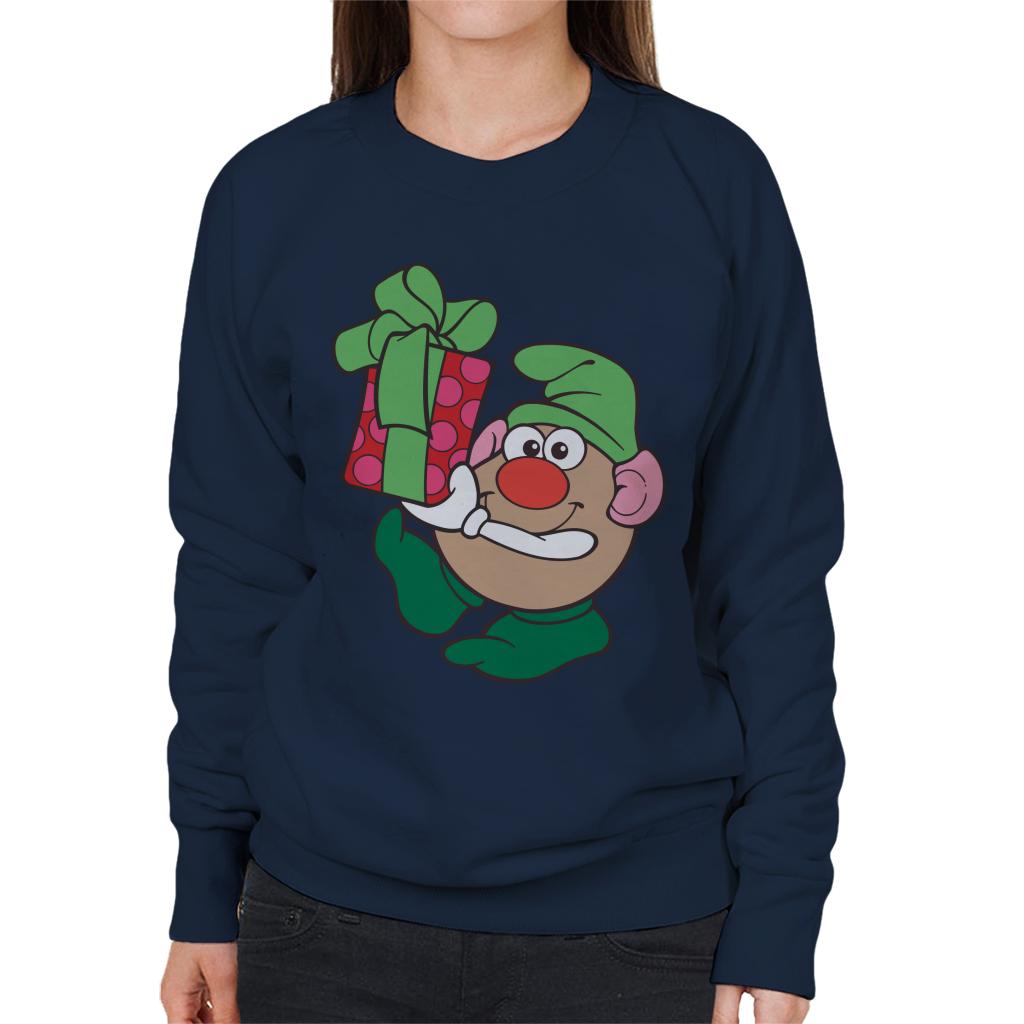 Mr Potato Head Christmas Festive Elf Women's Sweatshirt product image 1