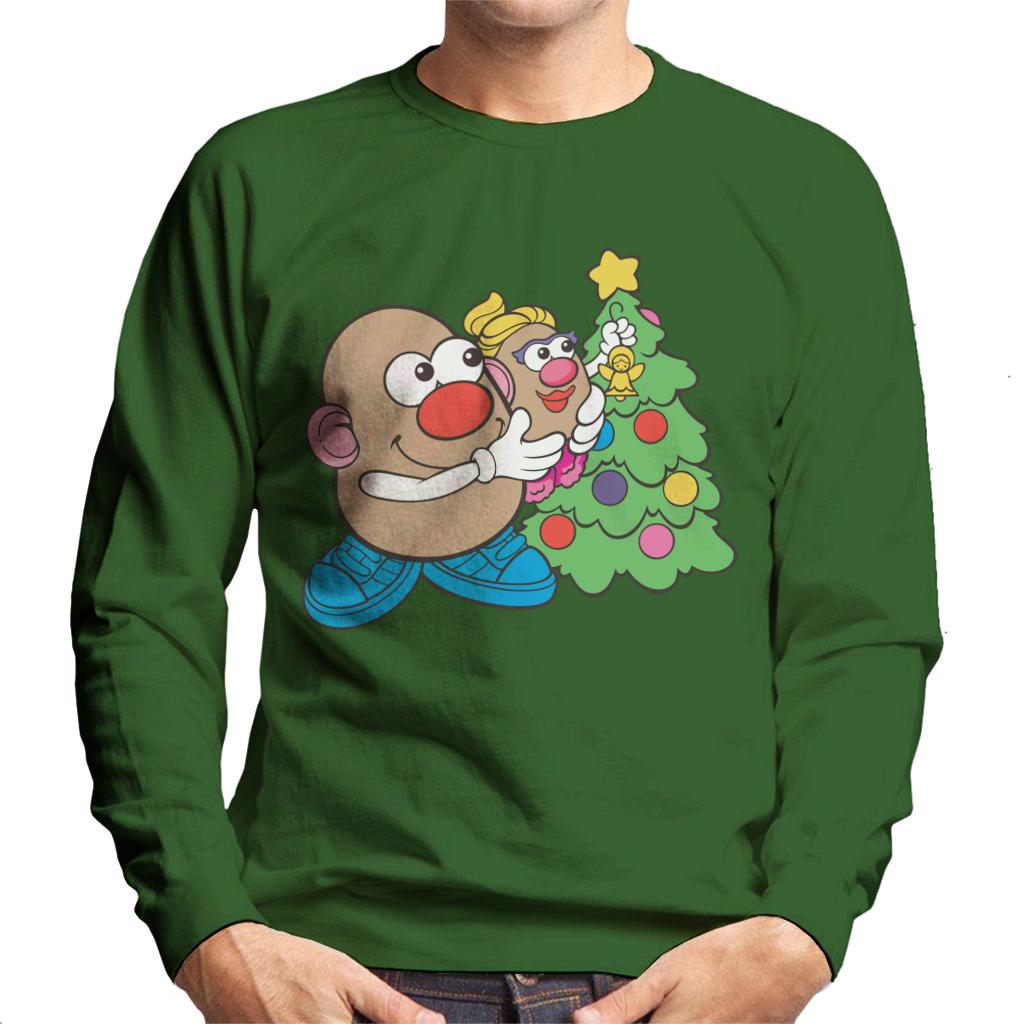 Mr Potato Head Christmas Angel On Tree Men's Sweatshirt product image 6