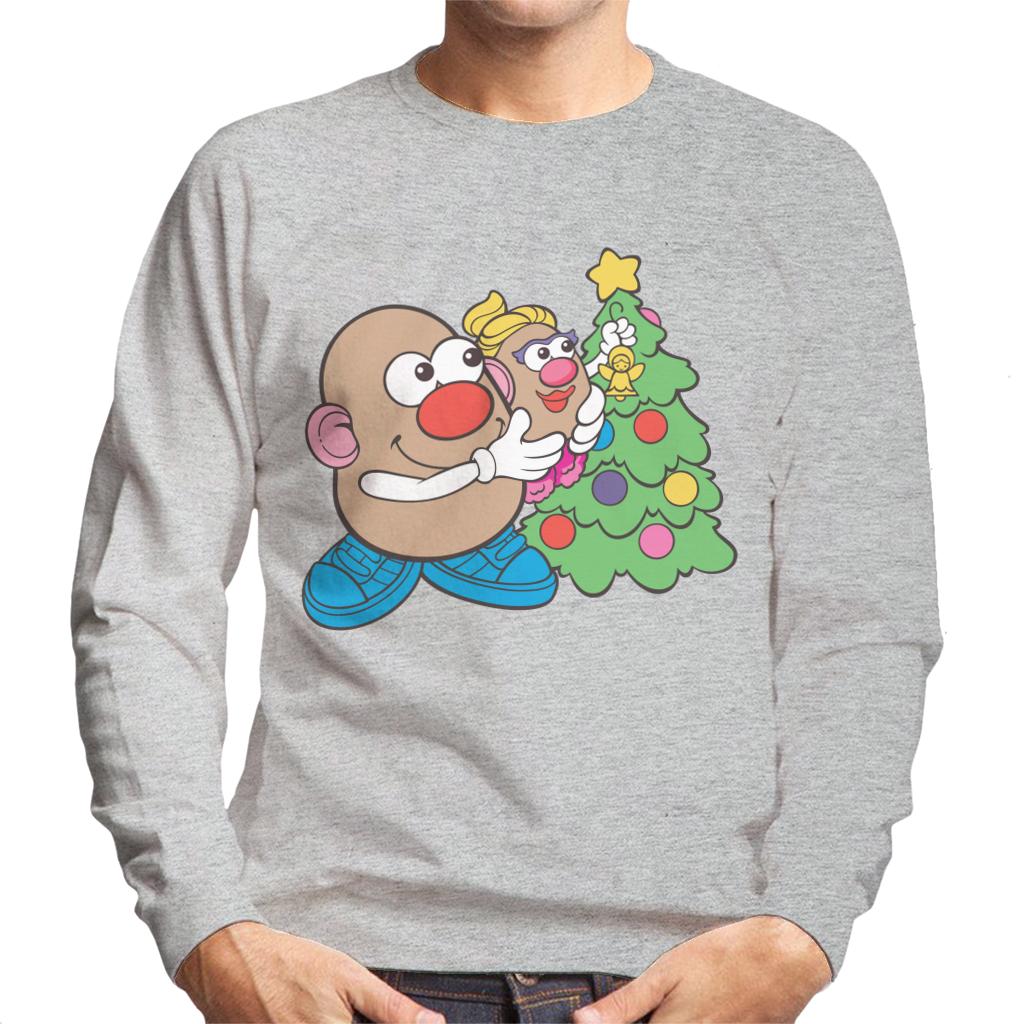 Mr Potato Head Christmas Angel On Tree Men's Sweatshirt product image 1