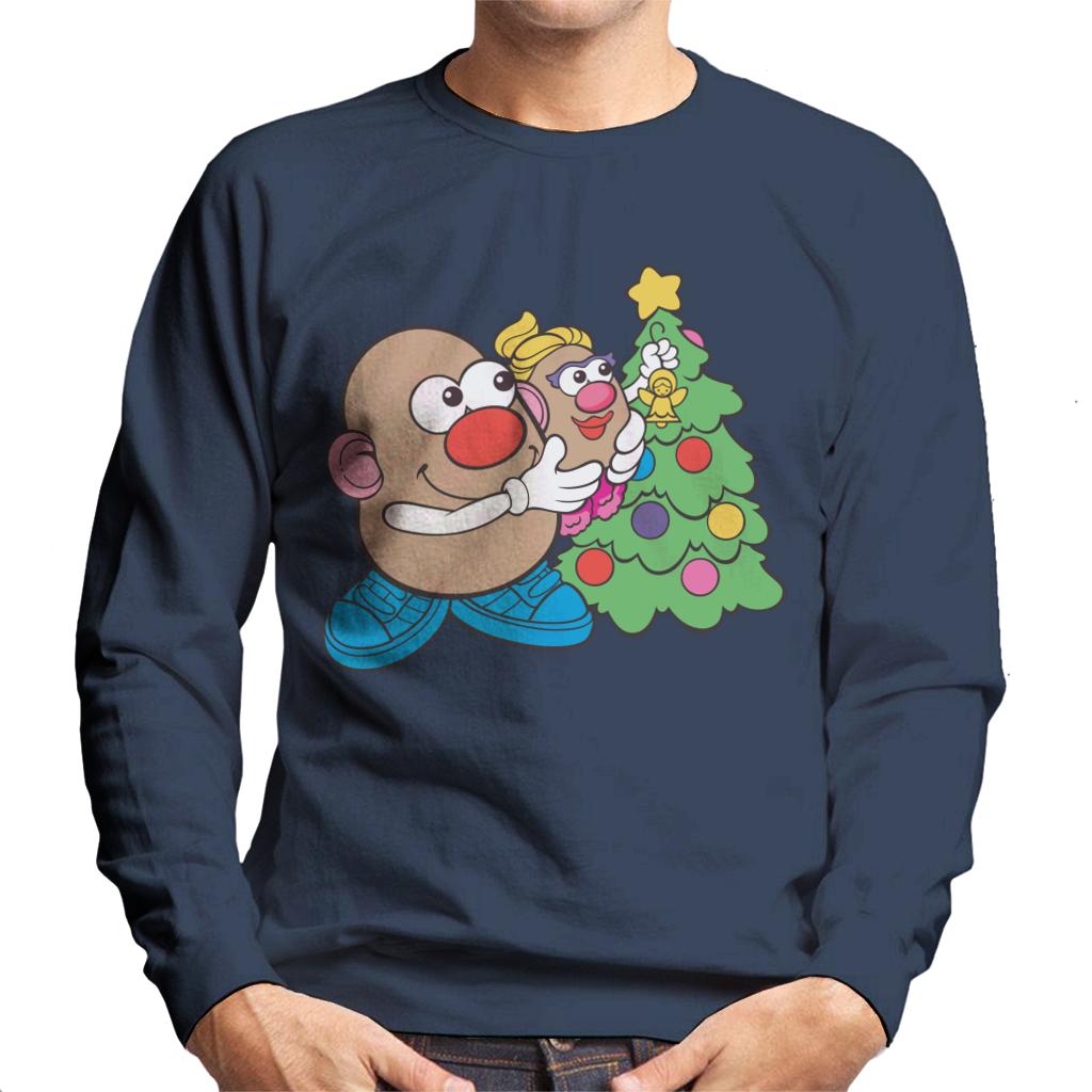 Mr Potato Head Christmas Angel On Tree Men's Sweatshirt product image 4