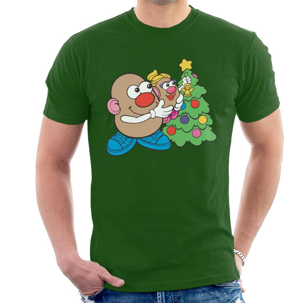 Mr Potato Head Christmas Angel On Tree Men's T-Shirt product image 6