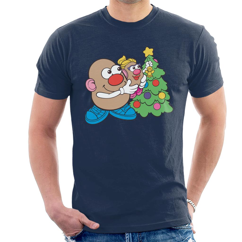Mr Potato Head Christmas Angel On Tree Men's T-Shirt product image 4