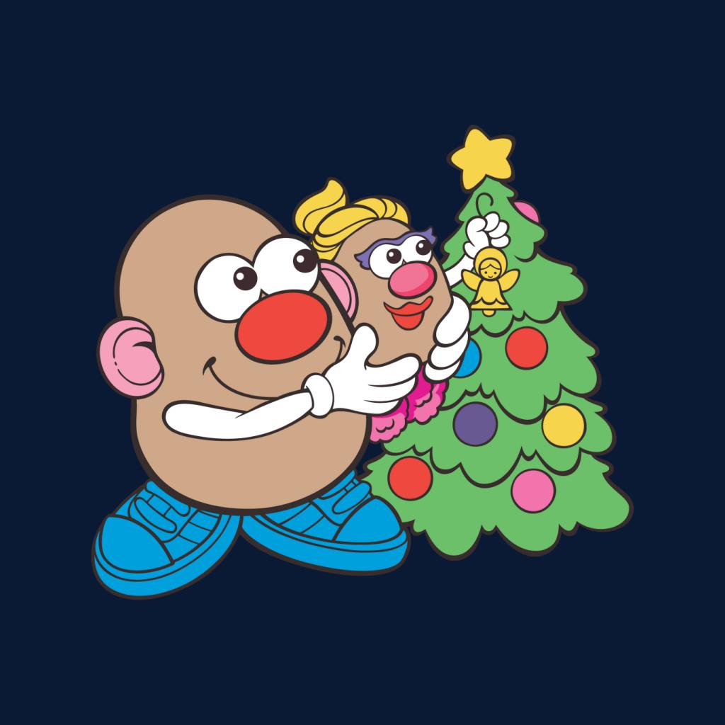 Mr Potato Head Christmas Angel On Tree Men's Hooded product image 5