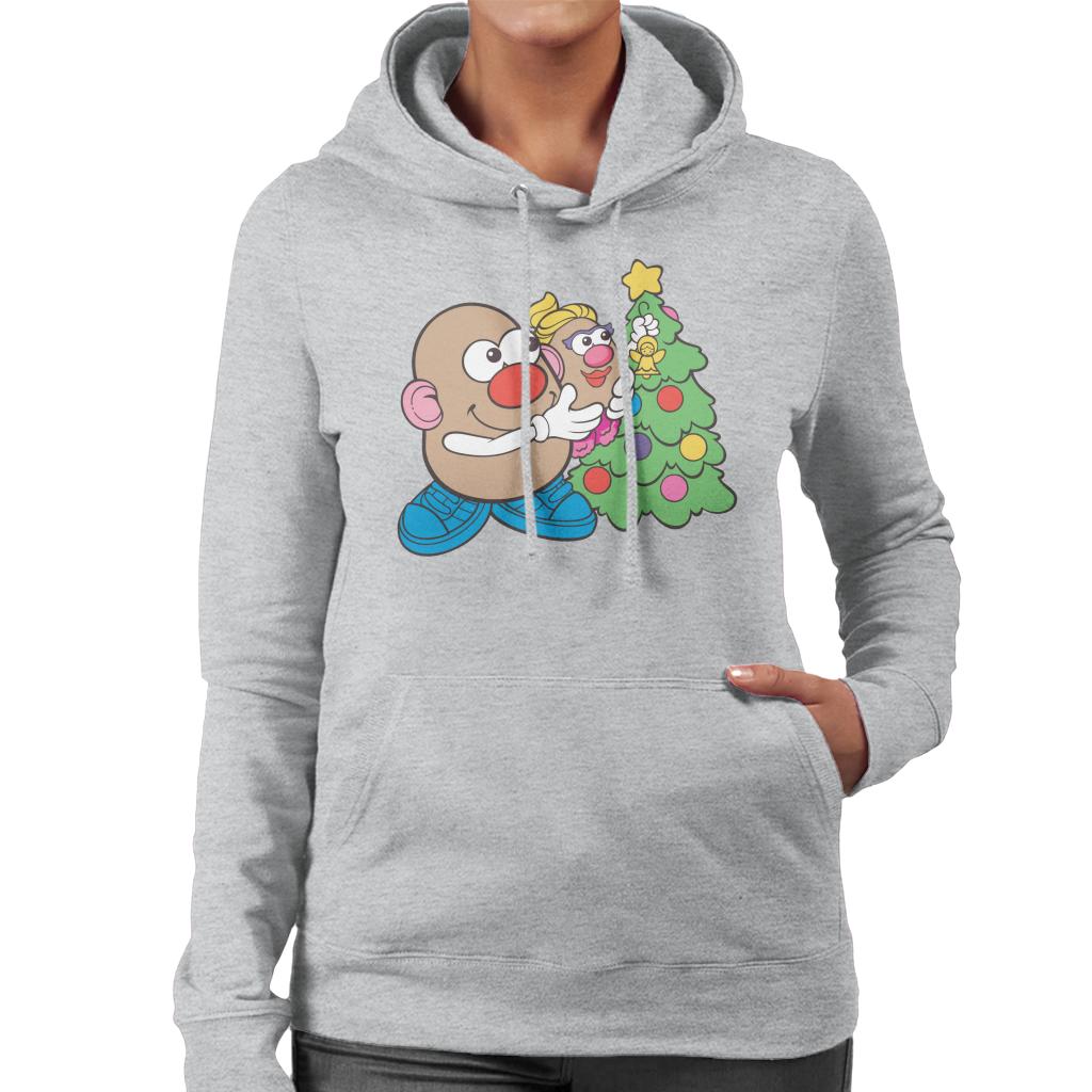 Mr Potato Head Christmas Angel On Tree Women's Hooded product image 1