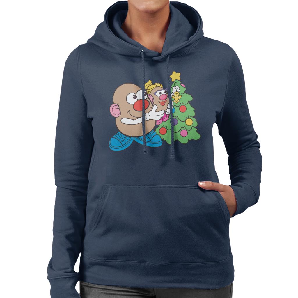 Mr Potato Head Christmas Angel On Tree Women's Hooded product image 4