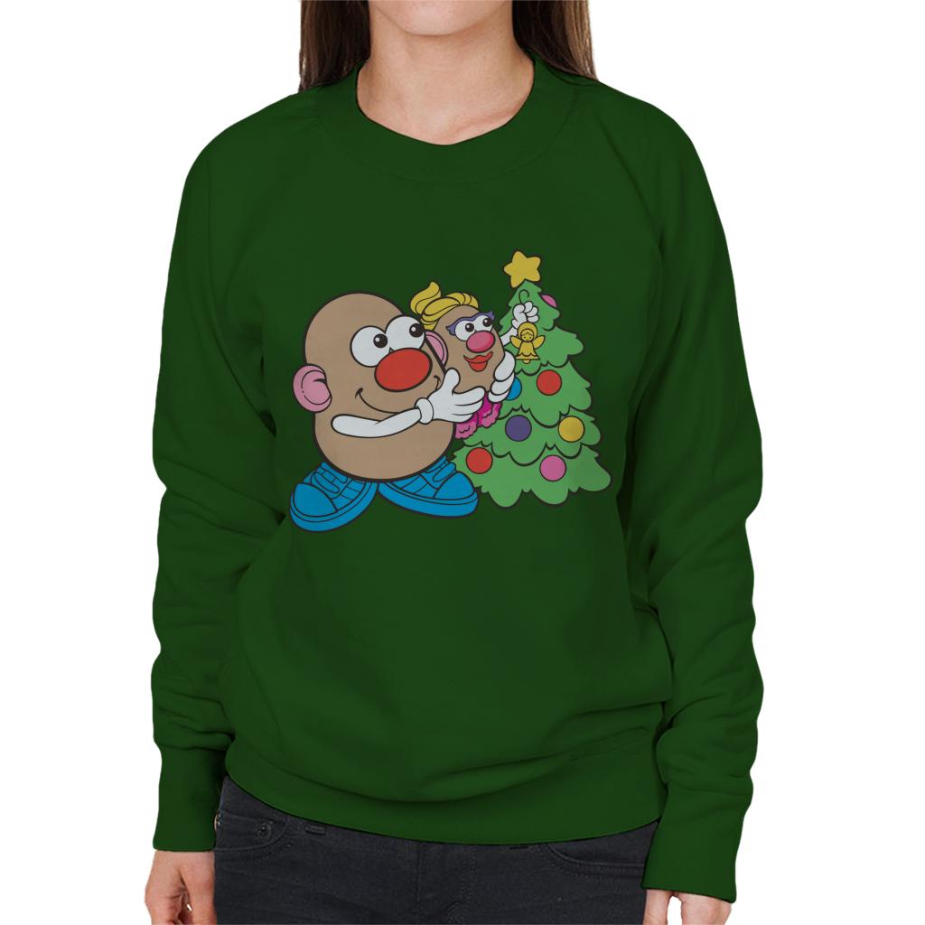 Mr Potato Head Christmas Angel On Tree Women's Sweatshirt product image 6