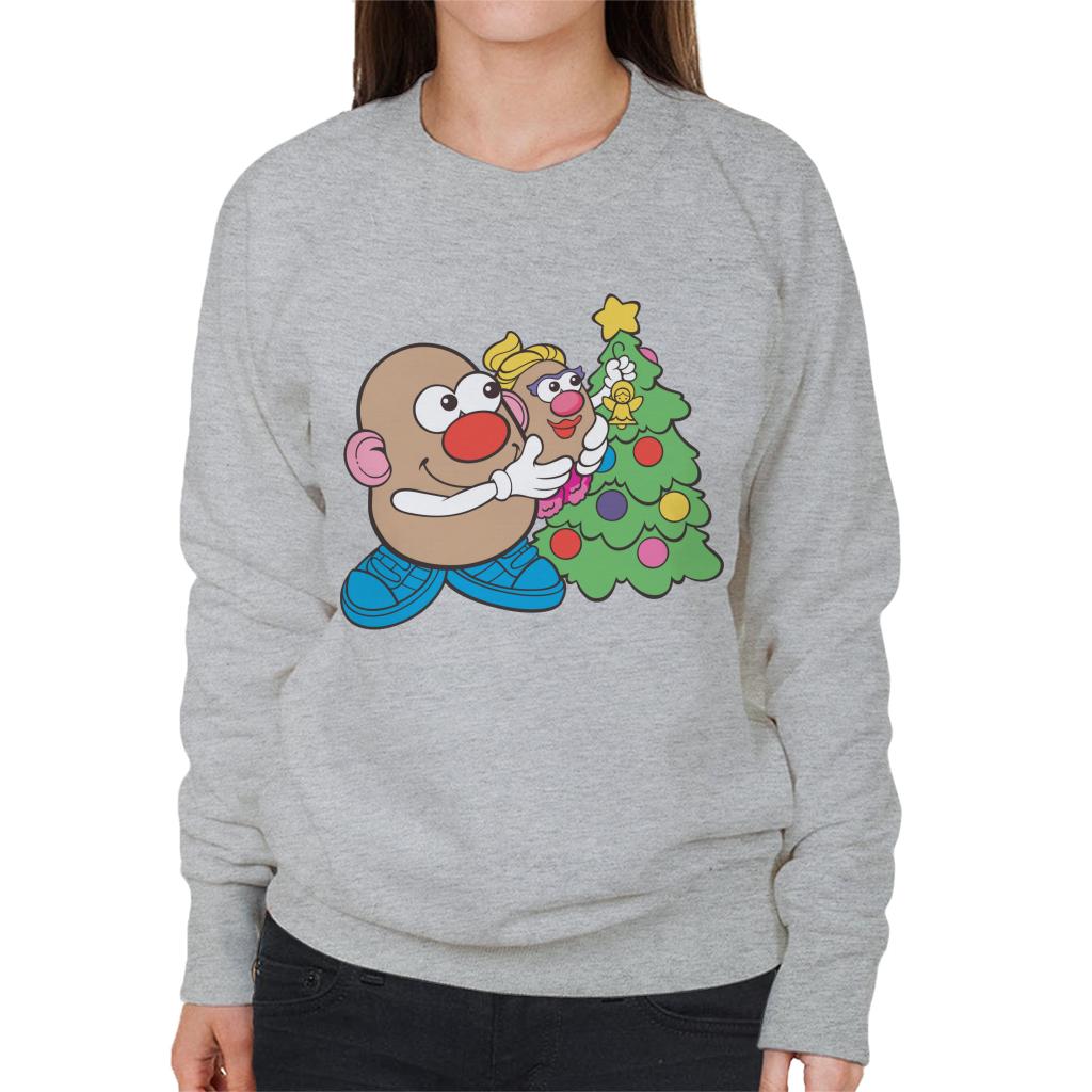 Mr Potato Head Christmas Angel On Tree Women's Sweatshirt product image 1