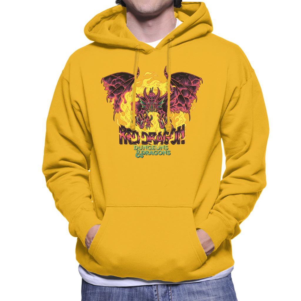 Dungeons & Dragons Red Dragon Men's Hooded Sweatshirt product image 4