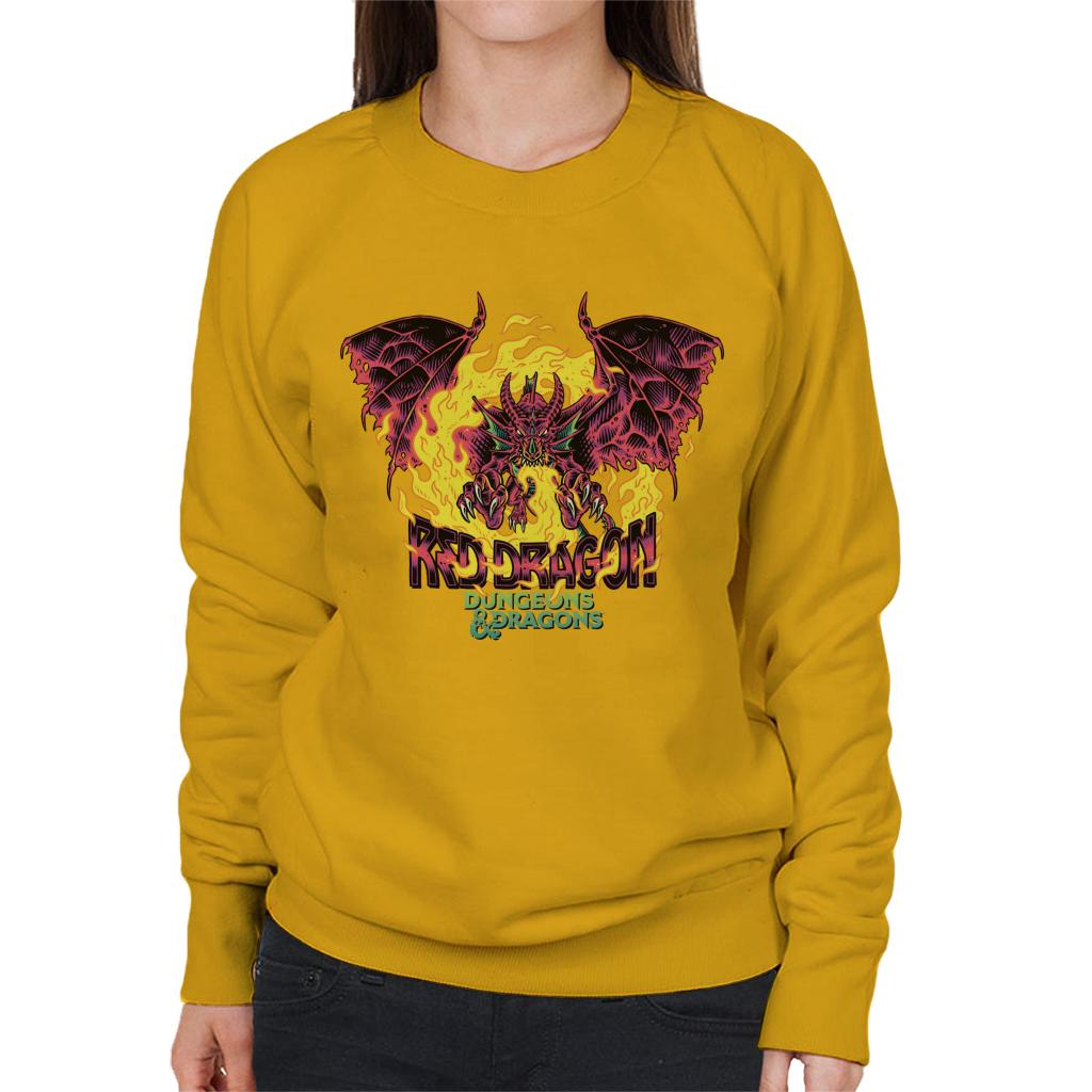 Dungeons & Dragons Red Dragon Women's Sweatshirt product image 4