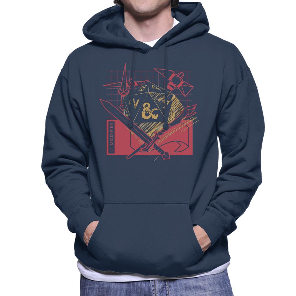 Dungeons & Dragons Plus 1 Modifier Men's Hooded Sweatshirt product image 4