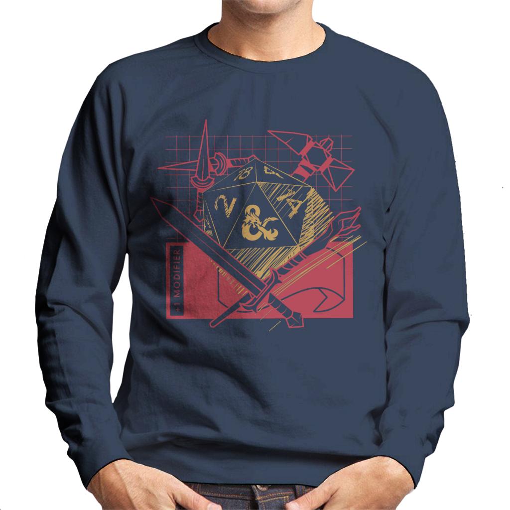 Dungeons & Dragons Plus 1 Modifier Men's Sweatshirt product image 4