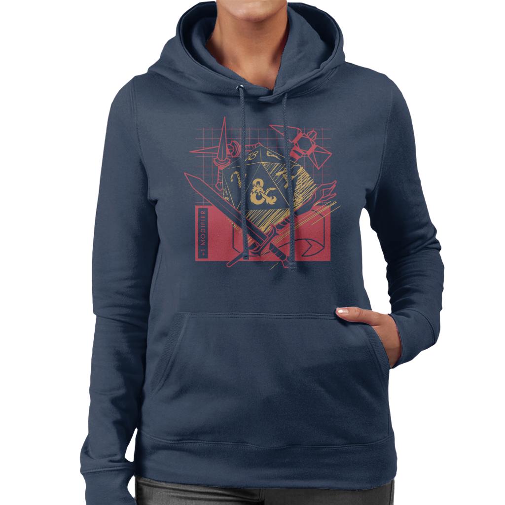 Dungeons & Dragons Plus 1 Modifier Women's Hooded Sweatshirt product image 4