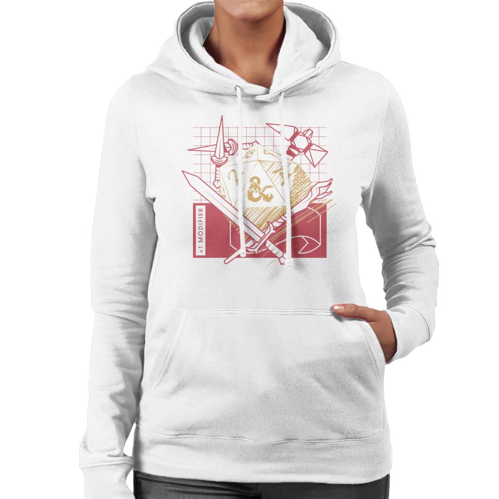 Dungeons & Dragons Plus 1 Modifier Women's Hooded Sweatshirt product image 1