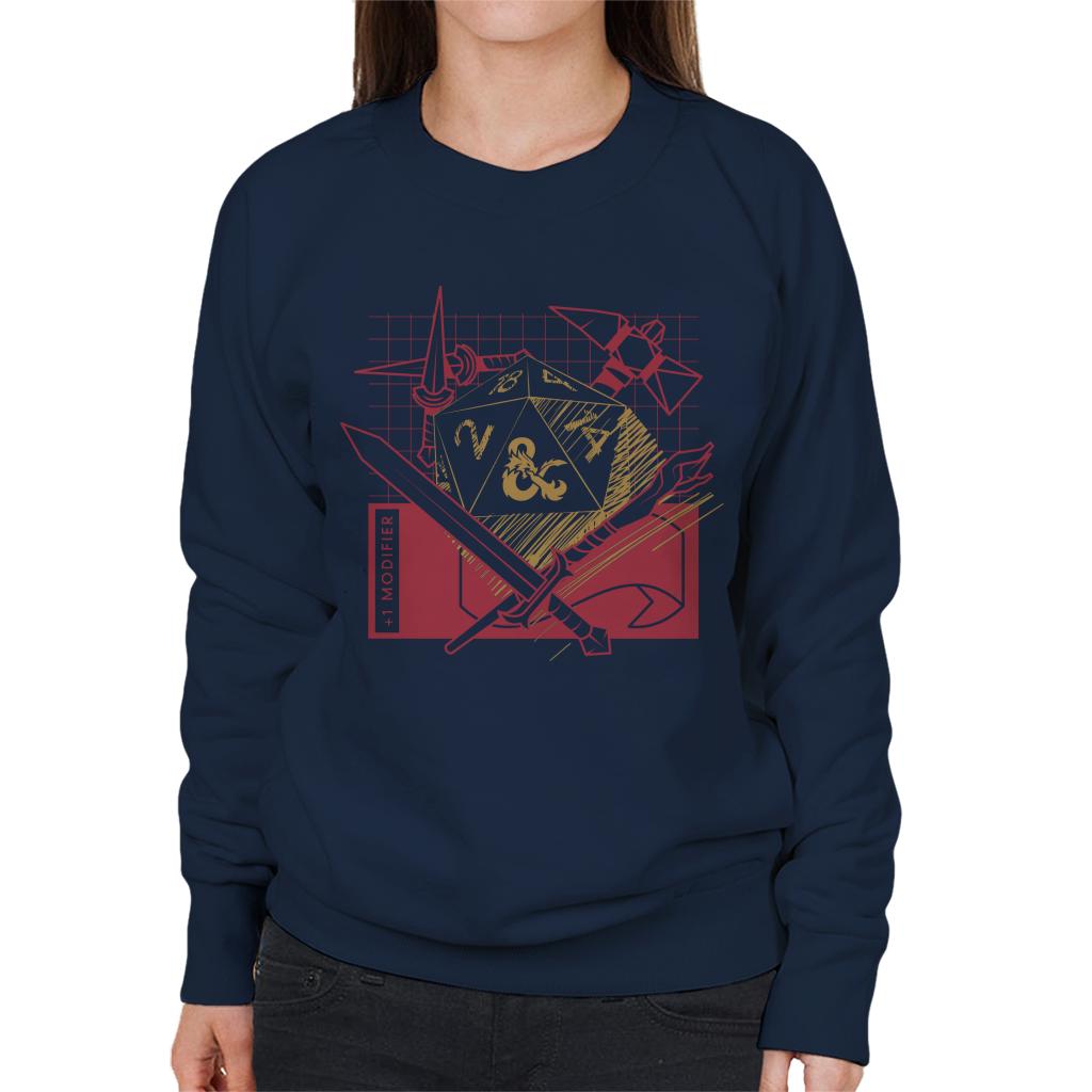 Dungeons & Dragons Plus 1 Modifier Women's Sweatshirt product image 4