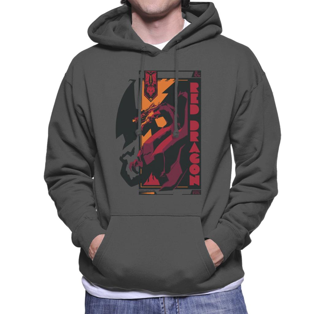 Dungeons & Dragons Red Dragon Badge Men's Hooded Sweatshirt product image 1