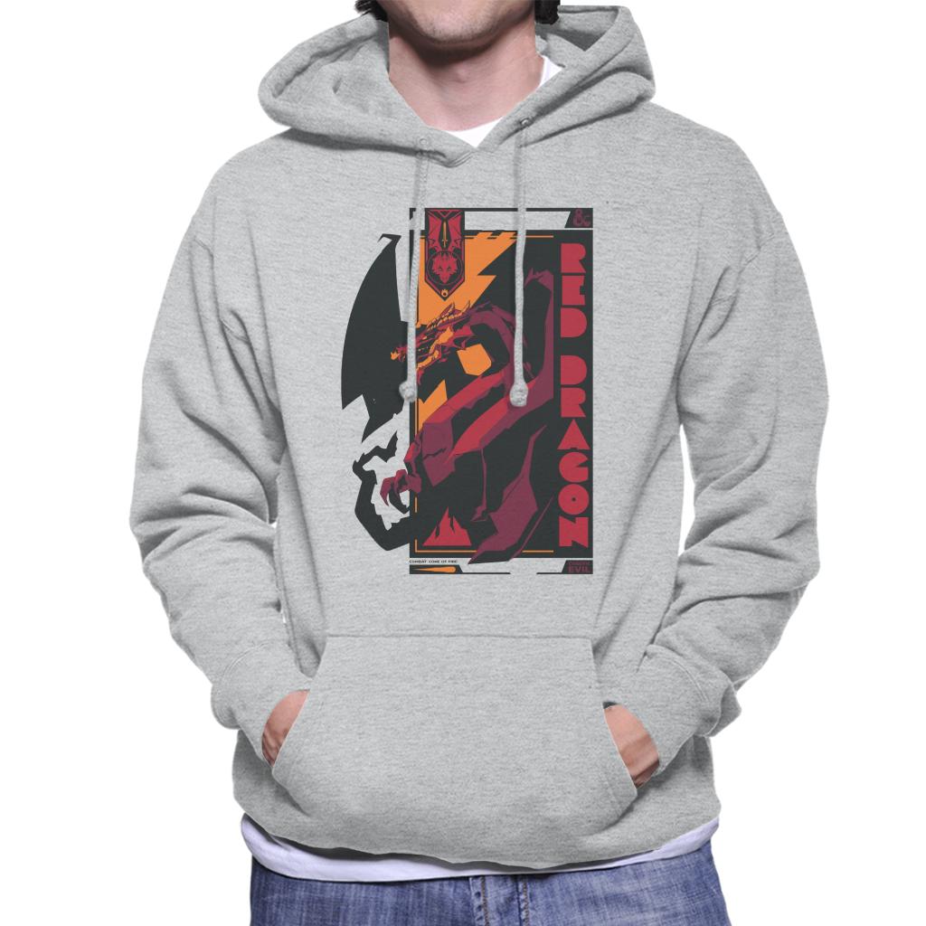 Dungeons & Dragons Red Dragon Badge Men's Hooded Sweatshirt product image 4