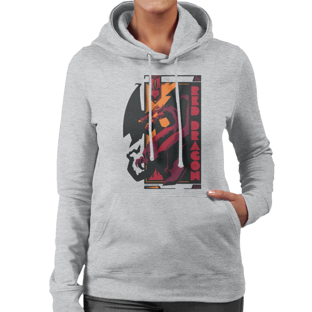 Dungeons & Dragons Red Dragon Badge Women's Hooded product image 4