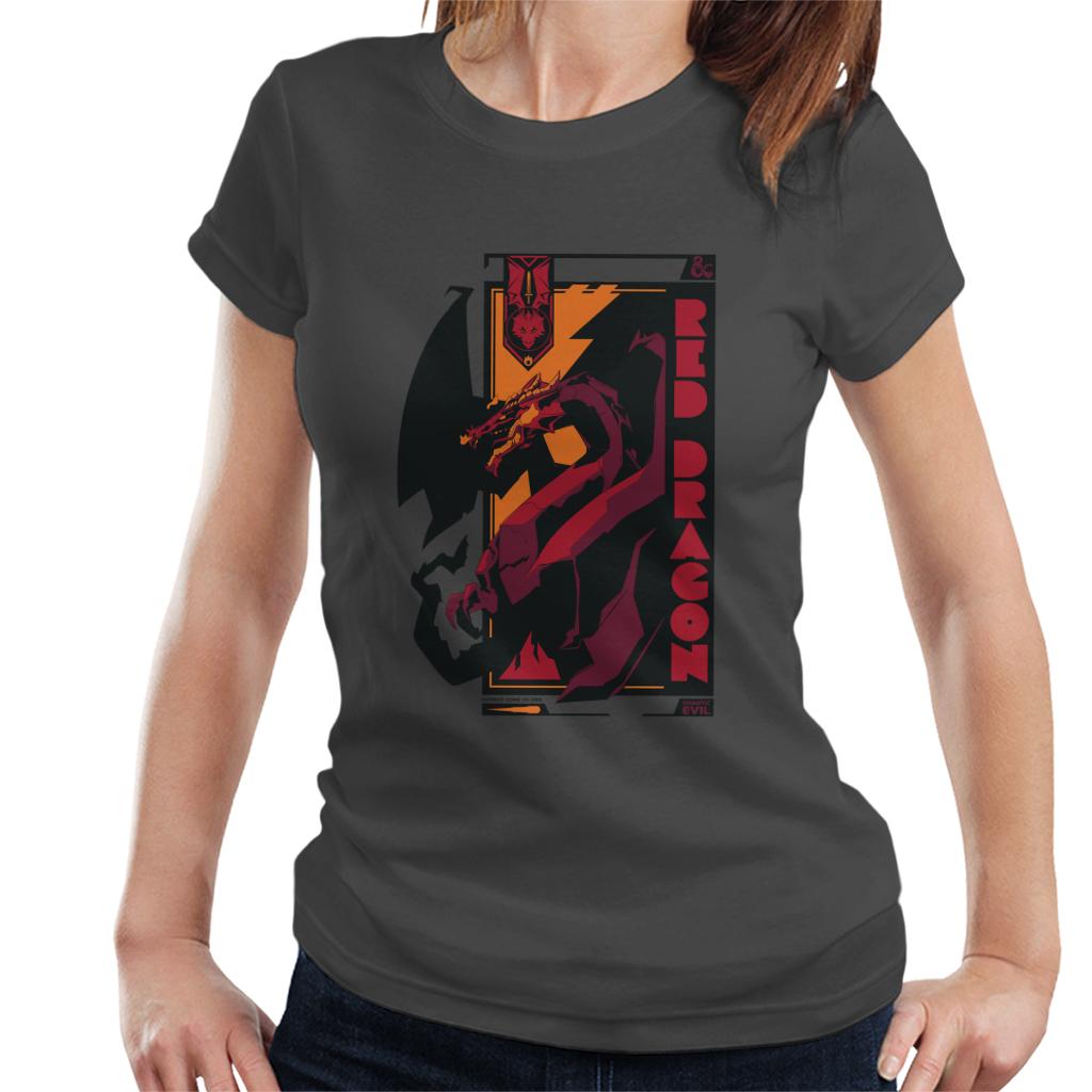 Dungeons & Dragons Red Dragon Badge Women's T-Shirt product image 1