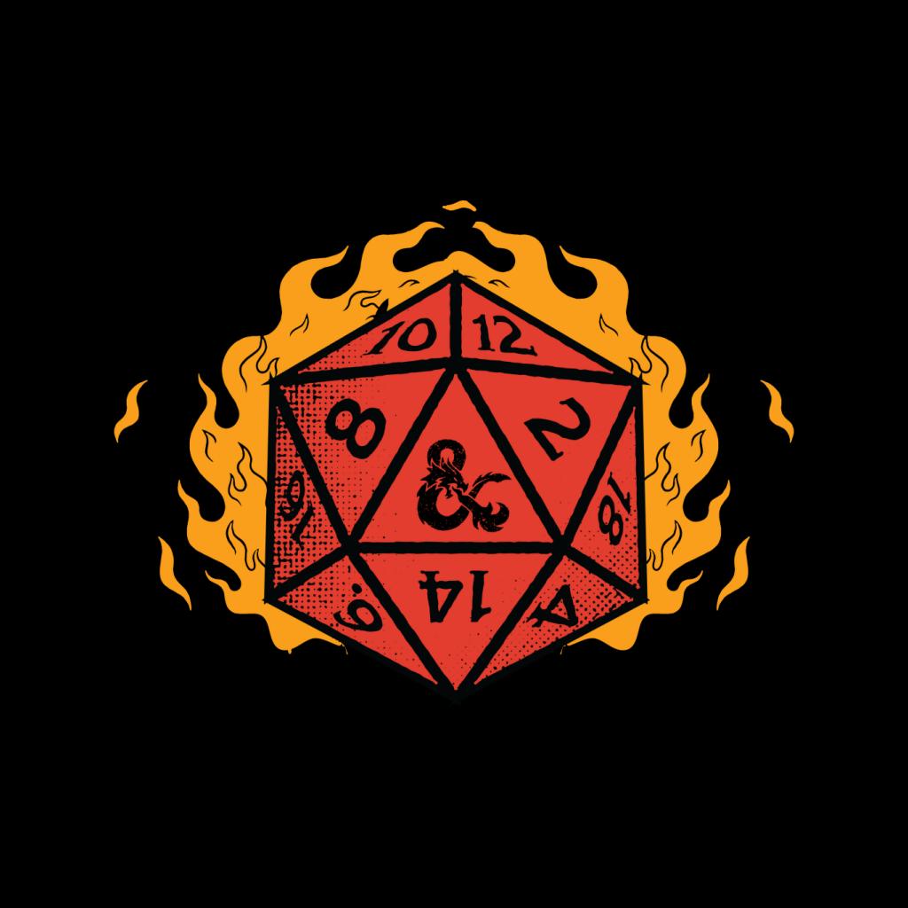 Dungeons & Dragons Fire Dice Men's Sweatshirt product image 2