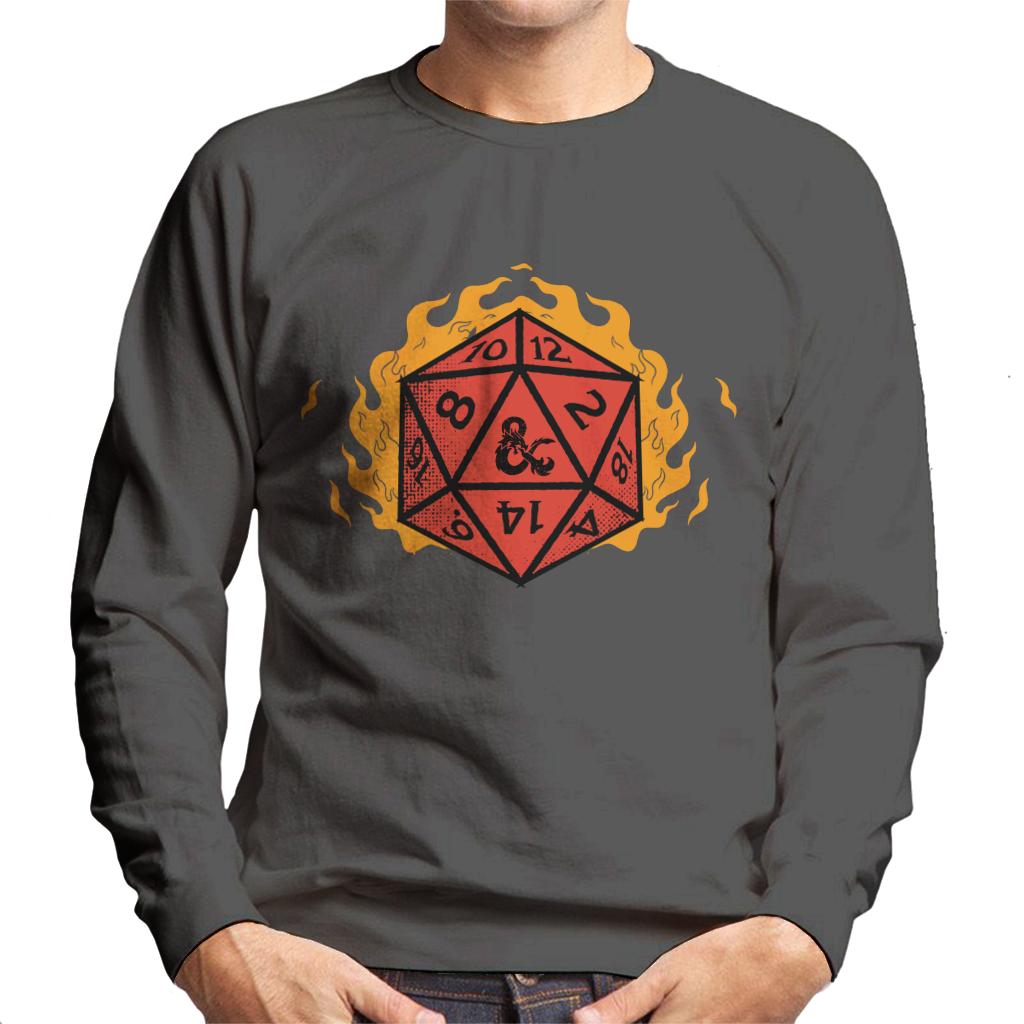 Dungeons & Dragons Fire Dice Men's Sweatshirt product image 4