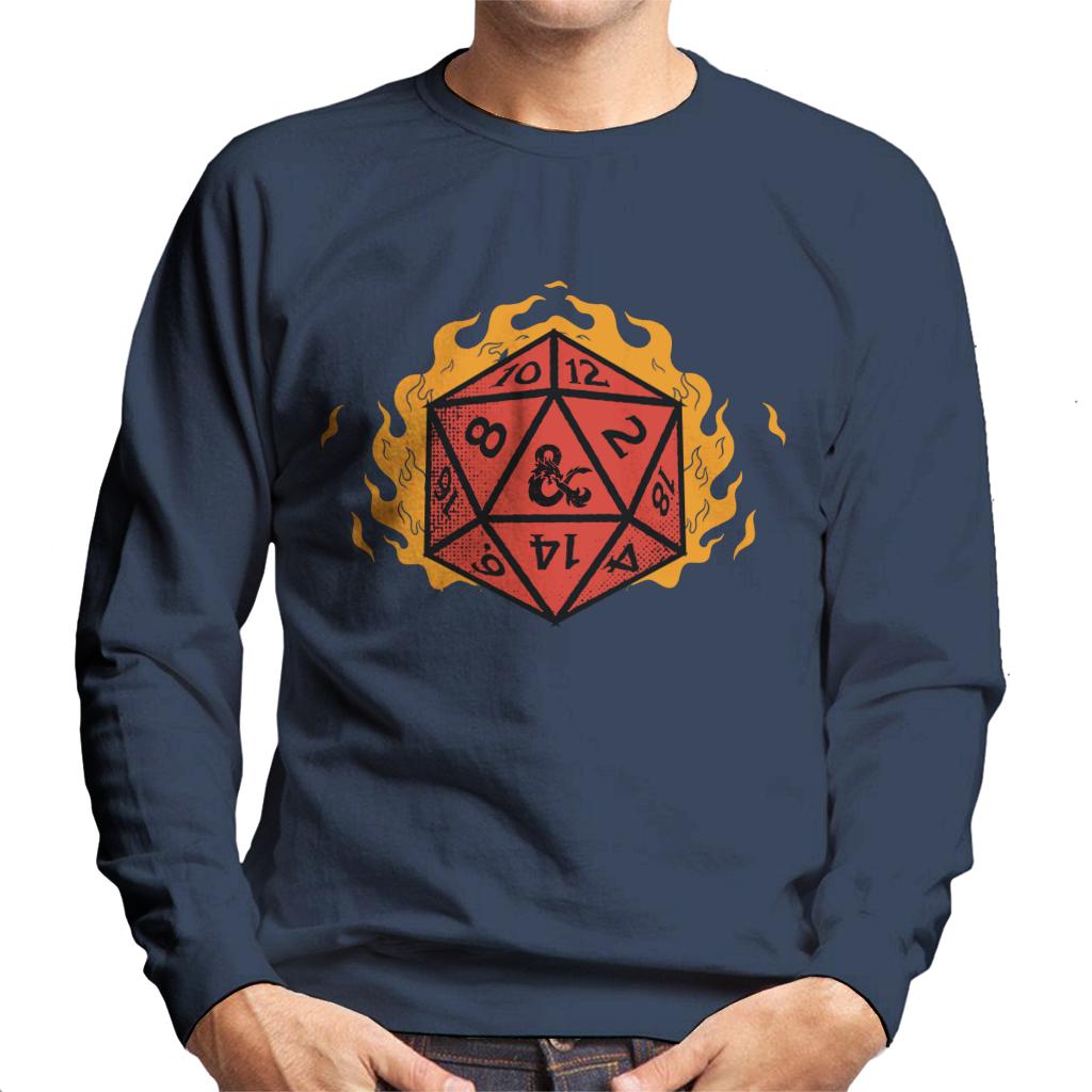 Dungeons & Dragons Fire Dice Men's Sweatshirt product image 6