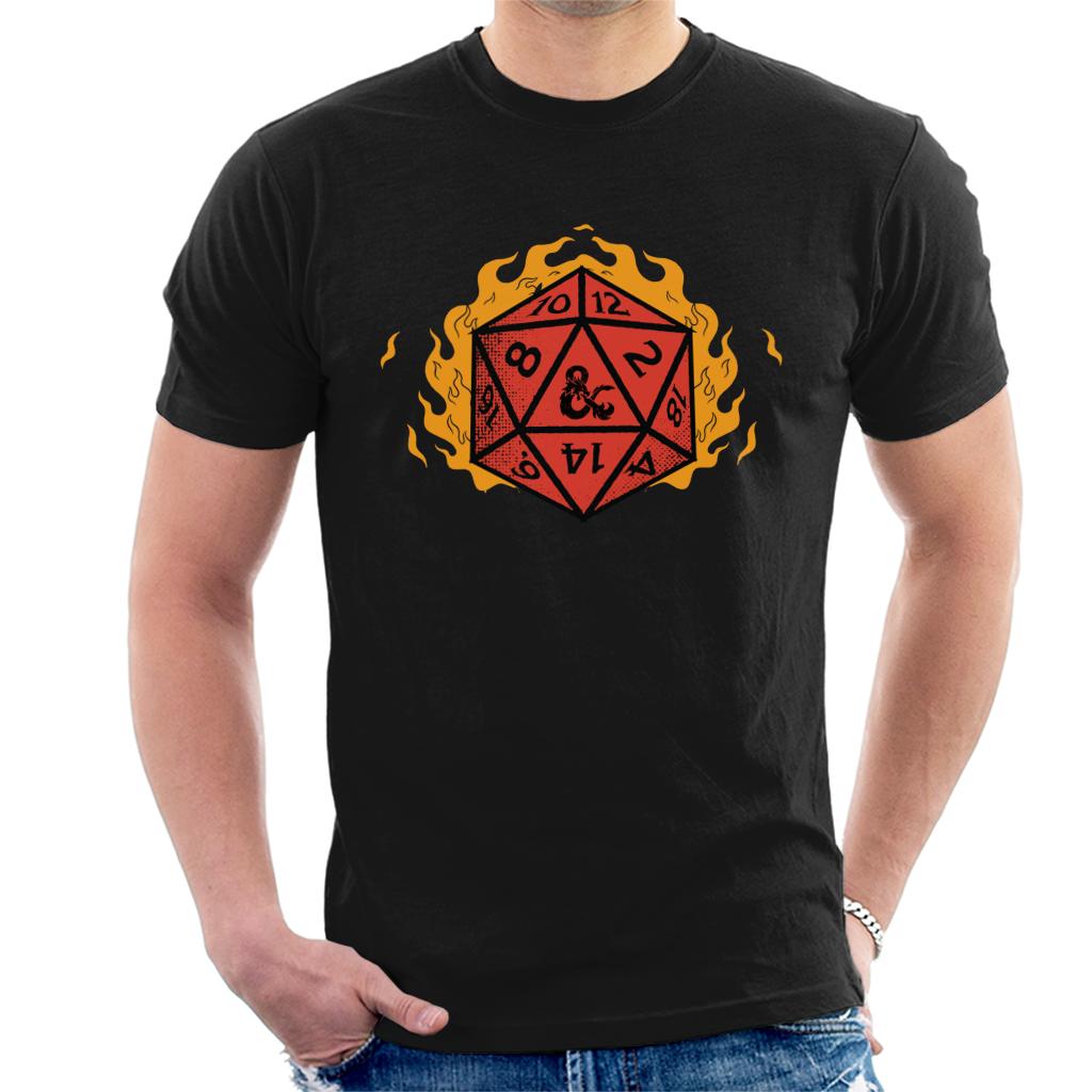 Dungeons & Dragons Fire Dice Men's T-Shirt product image 1