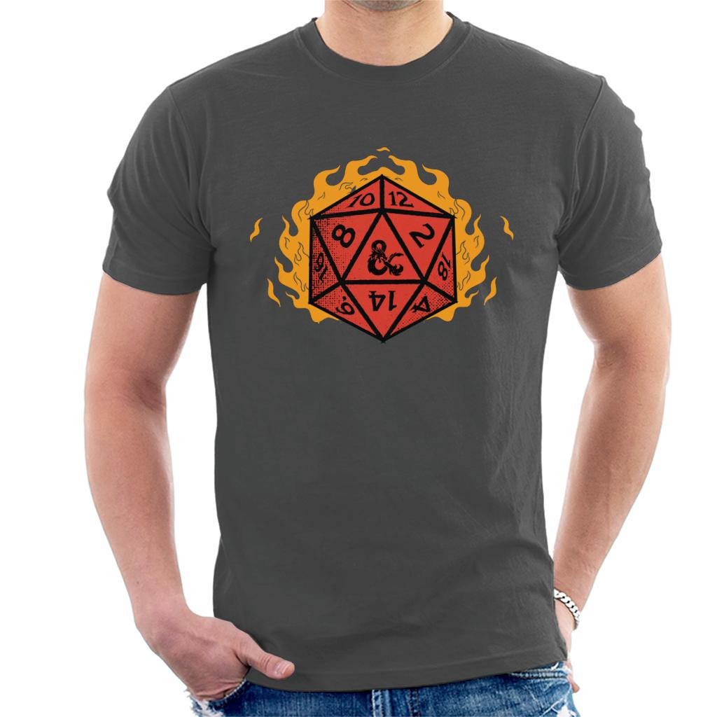 Dungeons & Dragons Fire Dice Men's T-Shirt product image 4