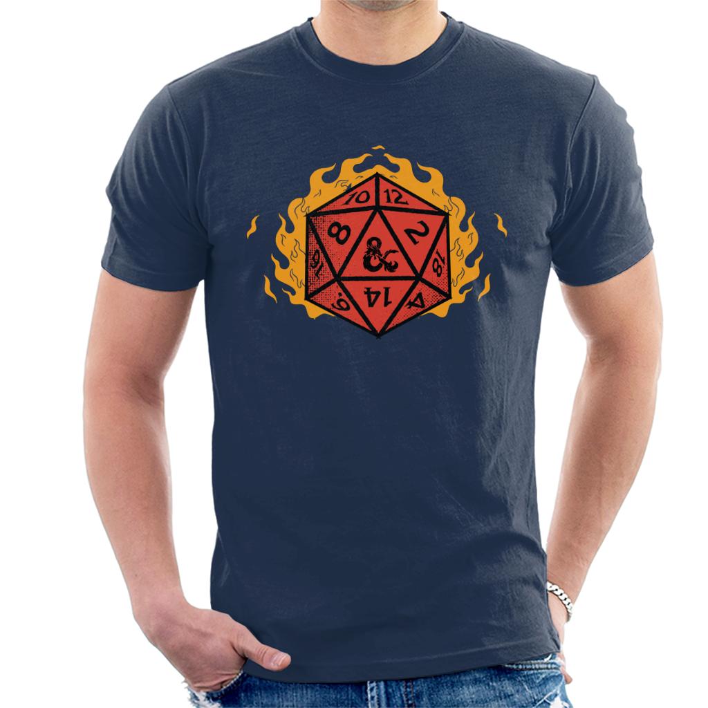 Dungeons & Dragons Fire Dice Men's T-Shirt product image 6